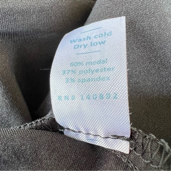 Marine Layer Allison Pull-On Casual Pants Black Dolphin Hem Stretch Size XS GUC - Picture 8 of 8